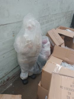 1 Pallet of New Christmas stock including large standing Santa's