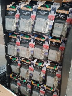 1 Pallet of display unit Containing lights, Christmas Tree and More