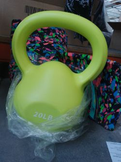 32 X 20lb KETTLEBELLS + 13 X BACKPACKS - CIRCA £1380