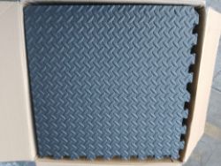 PALLET OF 4 BOXES OF NEW 56 SOFT GYM FLOORING - 224 IN TOTAL - VALUE £662