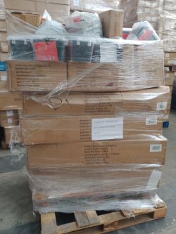 1 pallet of Aldi returns including a Christmas tree and lights