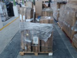 1 Pallet of approx.12 returned Christmas trees - various shapes and sizes