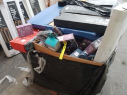 1 Return Pallet of Christmas decorations including light up pyramid tree, willow trees and more