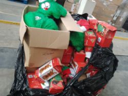 1 Pallet of mixed Christmas accessories including dancing figures - Customer returns