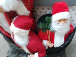 1 Pallet of Christmas stock, including Santa's, trains, ribbons etc.