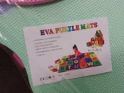 8 Boxes of Eva Puzzle Mats - Each Box Containing 4 Packs
