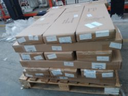 Contains 26 x Brand New Stylish Wood/Metal Cabinets