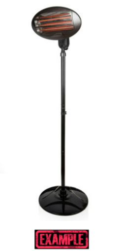 1 Pallet containing 28 New Winasy Quartz Heater 2000W - RRP Circa £980