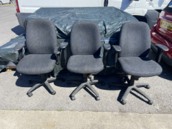 3 x office chairs
