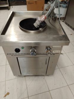 Single induction Chinese wok cooker