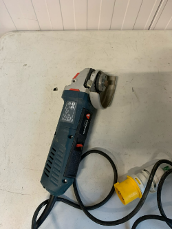 Bosch GWS 115mm grinder 110v - Removed from joiners shop - Untested