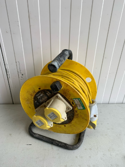 25m 110v Extension Lead - Removed from joiners shop - Untested