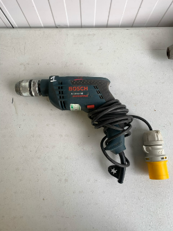 Bosch GSB 13 RE Drill 110v #1 - Removed from joiners shop - Untested