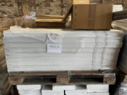 45 x Brand New B!organised Floating White Shine Shelf - 120cm x 25cm