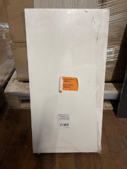 51 x Brand New B!Organised White Shine Shelf - 58.6cm x 30cm