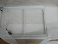 Contains X 3 White Desk Tables