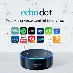 5 x Refurbished Grade A - Amazon Echo Dot (2nd Gen) – Smart Speaker with Alexa – Black