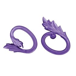 Approx 50 X NEW KOZIOL - 'Viktoria' Napkin Ring Set Of 2 - Purple