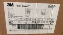 60 x 3M 9077E Steri Drape Sheets - Total Approx RRP £610 - Hospital Clinics Vets