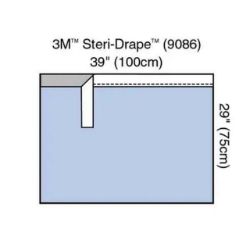 160 x 3m Steri drape 9086 hospital adhesive towel drapes - New - Approx total RRP £638