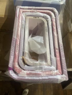 5 x NEW SINDIBABA - Rectangular Book Case (Set Of 4) - Violet / Rose