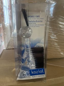 Approx 50 x NEW KOZIOL - WINNI - TWO KEYBOARD BRUSH CLEAR