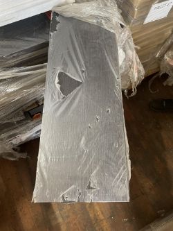 36 x Brand New B!Organised Hudson Oak Shelf - 80cm x 25cm