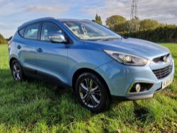 Great Spec 2014/64 HYUNDAI IX35 SE NAV CRDI Blue SUV Estate - 94k miles - full service history