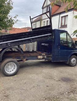2010 FORD TRANSIT 100 T350M RWD BLUE TIPPER - 146k Miles - 2.4 Diesel - Recent MOT