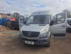 2014 MERCEDES-BENZ SPRINTER 316 CDI SILVER EX WORKSHOP VAN - 2.2 Diesel - Manual - PLUS VAT