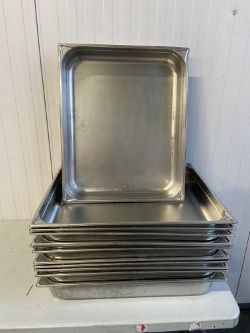 12 Large Gastro Trays - 650mm x 530mm