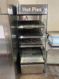 Hot Display Counter - 630mm W x 780mm D x 1930mm H - Good working order