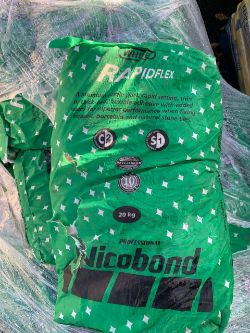 Nicobond Rapidflex White Tiles Adhesive pallet - Circa 20 bags