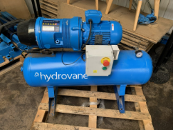 Hydrovane HV02 Rotary Vane Compressor 415v - Removed from joiners shop