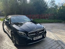 2020 MERCEDES-BENZ E 220 D AMG LINE PREMIUM AUTO BLACK CONVERTIBLE - 23K MILES WITH FSH