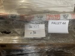 36 x Brand New B!Organised Hudson Oak Shelf - 80cm x 25cm