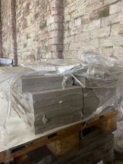 27 x NEW B!ORGANISED - Torino Oak Shelf - 120cm x 25cm