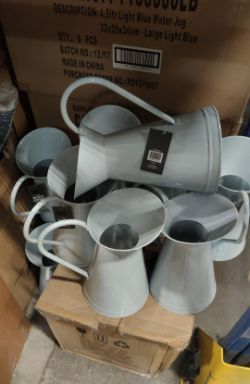 24 x 4.5ltr Large Light Blue Water Jugs