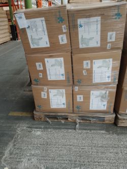 1 pallet of 12 x Swan Rocking Horses