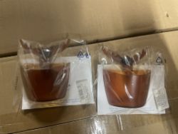 Approx 1200 x NEW KOZIOL - MINI CUP CARRYALL RUDOLF BROWN