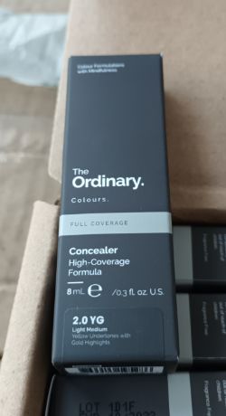1 Pallet containing Approx 9720 The Ordinary Full Coverage Concealer High Coverage Formula 8ml