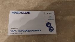 1 pallet of Vinyl disposable gloves - medium - 560 boxes of 100, 56000 gloves