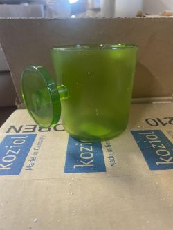 Approx 20 X NEW KOZIOL - Cup Puck - Transparent Green