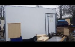 SANDBLASTING TRAILER WITH DUSTLESS SYSTEM FITTED - c/w 2 SEPARATE HOOPERS - COSTS £39K TO BE BUILT