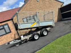 Ifor Williams 10ft tipping trailer - Year 2018 - Ramp holder - Full mesh side kit
