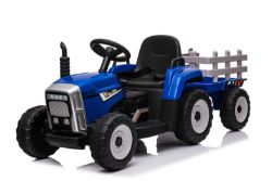 Ride On Farm Tractor 12v with Trailer XMX-611 - Blue