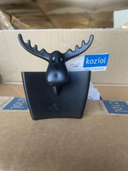 Approx 290 x NEW KOZIOL - Mini Cup Carryall Rudolf - Black