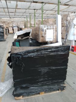 1 Pallet of returned Christmas lights, LED Pyramids, Candy cane Path Lights & more