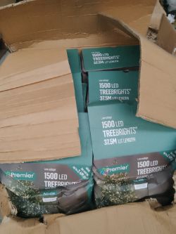 1 pallet of Appears New High value Premier TreeBrights LED Lights and Additional decorations