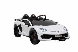 Brand New Ride on Fully Licenced Lamborghini Aventador SVJ HL328 with Parental Remote Control -White